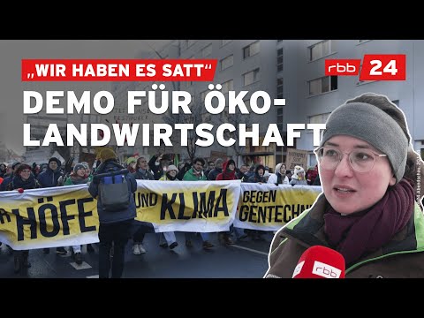 “Wir haben es satt”: Demo für eine ökologische Landwirtschaft