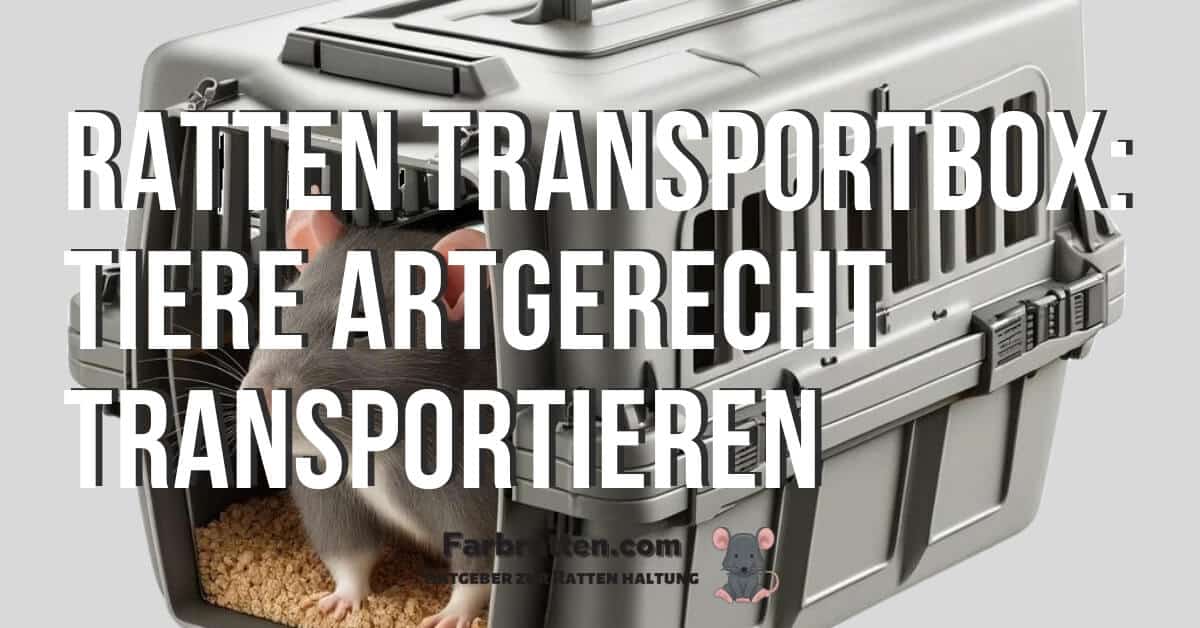 Transporting Rats Ratten Transportbox ᐅ Tiere artgerecht transportieren